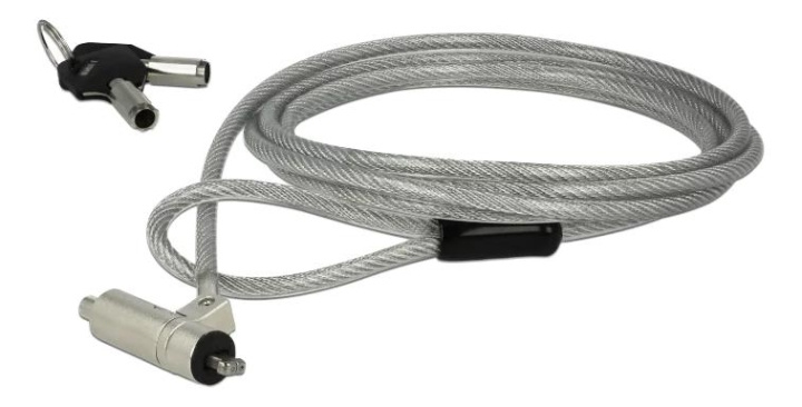 DeLOCK Laptop Security Cable with Key Lock for HP Nano slot in de groep COMPUTERS & RANDAPPARATUUR / Computeraccessoires / Overige bij TP E-commerce Nordic AB (C70499)