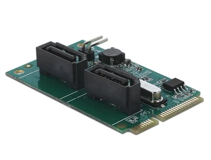 DeLOCK Mini PCIe Converter to 2 x SATA with RAID in de groep COMPUTERS & RANDAPPARATUUR / Computeronderdelen / Harde schijven / Chassisventilatoren bij TP E-commerce Nordic AB (C70524)