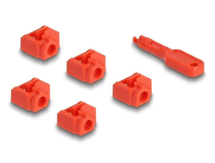 DeLOCK RJ45 Port Blocker Set for RJ45 jack 10 pieces in de groep COMPUTERS & RANDAPPARATUUR / Computerkabels / Overige computerkabels bij TP E-commerce Nordic AB (C70557)