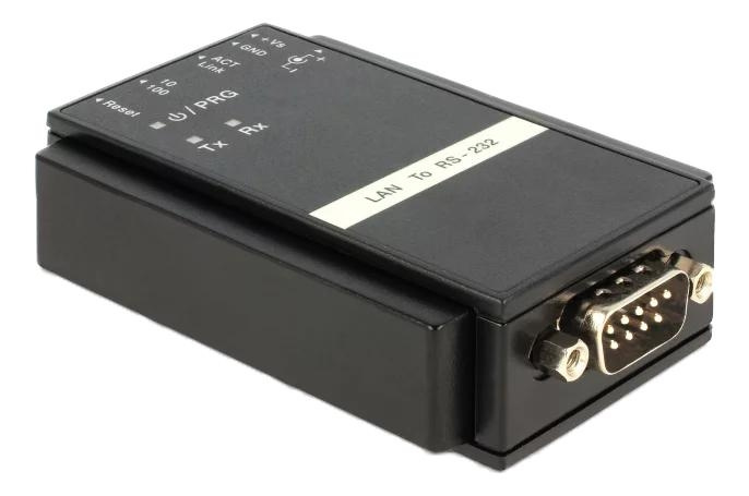 DeLOCK Converter Ethernet LAN TCP/IP > Serial RS-232 in de groep COMPUTERS & RANDAPPARATUUR / Computerkabels / Netwerkkabels / Adapters & Geleiderverbindingen bij TP E-commerce Nordic AB (C70598)