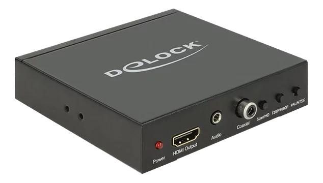 DeLOCK Converter SCART / HDMI to HDMI with Scaler in de groep HOME ELECTRONICS / Audio & Beeld / TV & Accessoires / Draadloze mediaspeler bij TP E-commerce Nordic AB (C70603)