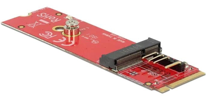 DeLOCK Converter M.2 KeyM male>M.2 Key E slot USB PCIe modules in de groep COMPUTERS & RANDAPPARATUUR / Computeronderdelen / Harde schijven / Chassisventilatoren bij TP E-commerce Nordic AB (C70613)