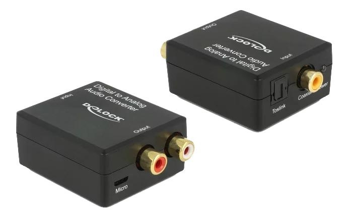 DeLOCK Audio Converter Digital > Analogue HD in de groep HOME ELECTRONICS / Audio & Beeld / TV & Accessoires / Draadloze mediaspeler bij TP E-commerce Nordic AB (C70614)