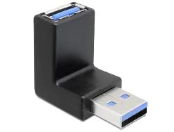 DeLOCK Adapter USB 3.0 male-female angled 270° vertical in de groep COMPUTERS & RANDAPPARATUUR / Computerkabels / USB / USB-A / Adapters bij TP E-commerce Nordic AB (C70623)