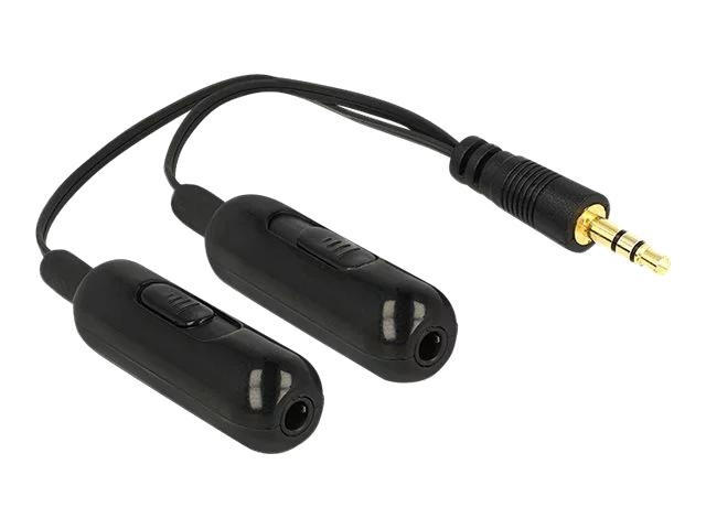 DeLOCK Adapt. Cable audio splitter jack ma 3.5 mm 2xstereo fe 3.5mm in de groep HOME ELECTRONICS / Kabels & Adapters / Audio Analoog / Adapters bij TP E-commerce Nordic AB (C70635)