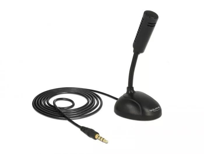 DeLOCK Condenser Microphone Omni-Directional for Smartphone Tablet in de groep COMPUTERS & RANDAPPARATUUR / Computeraccessoires / Microfoons bij TP E-commerce Nordic AB (C70637)