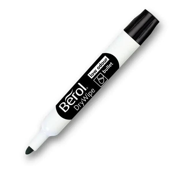 berol Drywipe Whiteboard Marker Bullet Black Tuck in de groep HUISHOUDEN & TUIN / Kantoormateriaal / Pennen bij TP E-commerce Nordic AB (C70656)