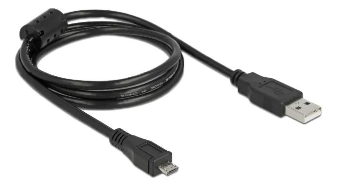 DeLOCK Cable USB2.0 -A male to USB- micro B male 1m in de groep COMPUTERS & RANDAPPARATUUR / Computerkabels / USB / USB-A / Kabels bij TP E-commerce Nordic AB (C70664)