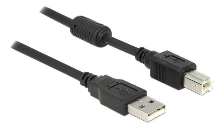 DeLOCK Cable USB 2.0 type A male > USB 2.0 type B male 1 m black in de groep COMPUTERS & RANDAPPARATUUR / Computerkabels / USB / USB-A / Kabels bij TP E-commerce Nordic AB (C70682)