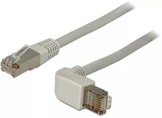 DeLOCK Cat.6A SSTP-Cable, angled - straight contact, 1 m in de groep COMPUTERS & RANDAPPARATUUR / Computerkabels / Netwerkkabels / Cat6 bij TP E-commerce Nordic AB (C70685)