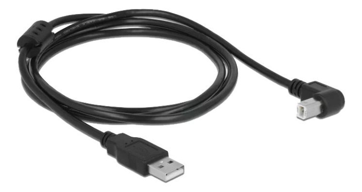 DeLOCK Cable USB 2.0 Type-A male > USB 2.0 Type-B male angled 1.5 m in de groep COMPUTERS & RANDAPPARATUUR / Computerkabels / USB / USB-A / Kabels bij TP E-commerce Nordic AB (C70694)