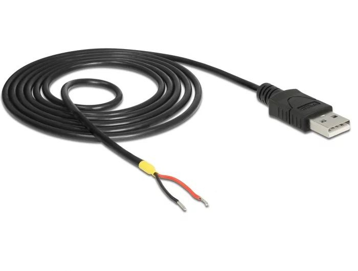 DeLOCK Cable USB 2.0 Type-A male > 2 x open wires power 1.5 m in de groep COMPUTERS & RANDAPPARATUUR / Computerkabels / USB / USB-A / Kabels bij TP E-commerce Nordic AB (C70712)