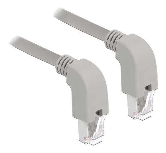 DeLOCK Network cable RJ45 Cat.5e SF UTP down angle down angle 0.5m in de groep COMPUTERS & RANDAPPARATUUR / Computerkabels / Netwerkkabels / Cat5e bij TP E-commerce Nordic AB (C70716)