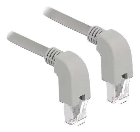 DeLOCK Network cable RJ45 Cat.5e SF UTP downwards angled 2m in de groep COMPUTERS & RANDAPPARATUUR / Computerkabels / Netwerkkabels / Cat5e bij TP E-commerce Nordic AB (C70717)