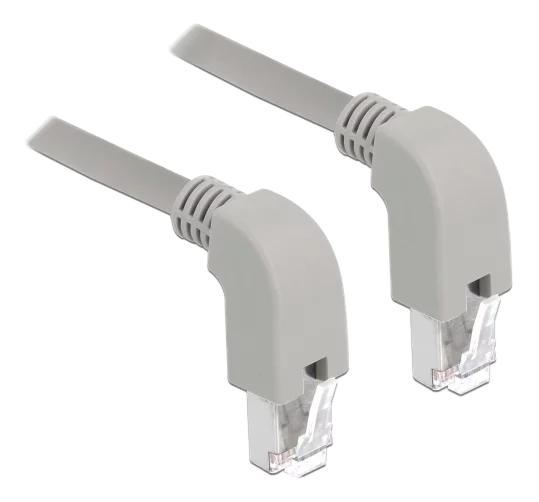 DeLOCK Network cable RJ45 Cat.6 S/FTP downwards angled 0.5m in de groep COMPUTERS & RANDAPPARATUUR / Computerkabels / Netwerkkabels / Cat6 bij TP E-commerce Nordic AB (C70720)