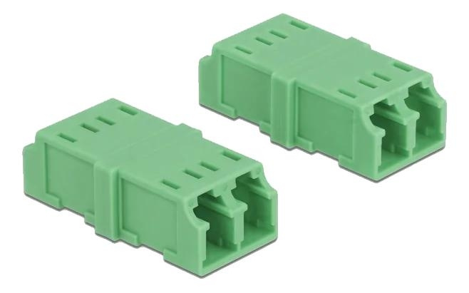 DeLOCK Optical Fiber Coupler LC Duplex female to LC Duplex female in de groep COMPUTERS & RANDAPPARATUUR / Netwerk / Media Converters bij TP E-commerce Nordic AB (C70729)