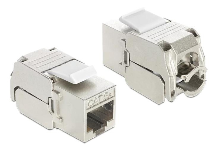 DeLOCK Keystone Module RJ45 jack > LSA Cat.6A STP in de groep COMPUTERS & RANDAPPARATUUR / Computerkabels / Netwerkkabels / Adapters & Geleiderverbindingen bij TP E-commerce Nordic AB (C70738)