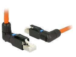 DeLOCK RJ45 Plug field assembly Cat.6A angled in de groep COMPUTERS & RANDAPPARATUUR / Computerkabels / Netwerkkabels / Adapters & Geleiderverbindingen bij TP E-commerce Nordic AB (C70741)