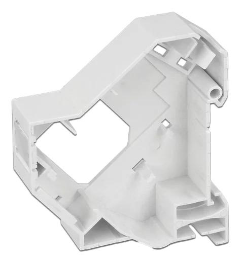 DeLOCK Keystone Mounting for DIN rail 180° in de groep COMPUTERS & RANDAPPARATUUR / Computerkabels / Netwerkkabels / Adapters & Geleiderverbindingen bij TP E-commerce Nordic AB (C70760)