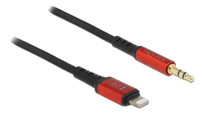 DeLOCK Audio Cable 8 pin Lightning™ male to Stereo jack male 3.5 mm in de groep HOME ELECTRONICS / Kabels & Adapters / Audio Analoog / 3.5 mm bij TP E-commerce Nordic AB (C70768)