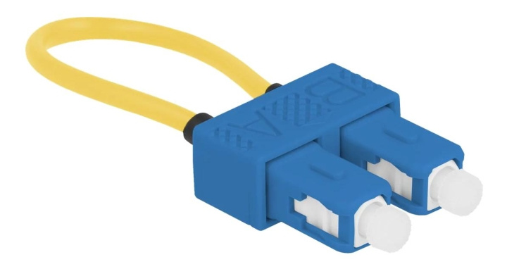 DeLOCK Optical Fiber loopback Adapter SC / UPC singlemode, blue in de groep COMPUTERS & RANDAPPARATUUR / Netwerk / Media Converters bij TP E-commerce Nordic AB (C70770)