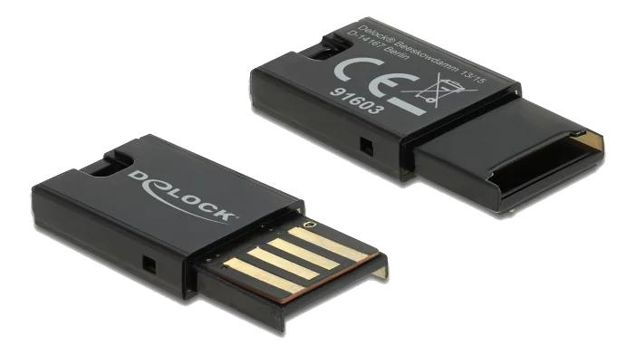 DeLOCK USB 2.0 Card Reader for Micro SD memory cards in de groep HOME ELECTRONICS / Opslagmedia / Geheugenkaartlezer bij TP E-commerce Nordic AB (C70791)