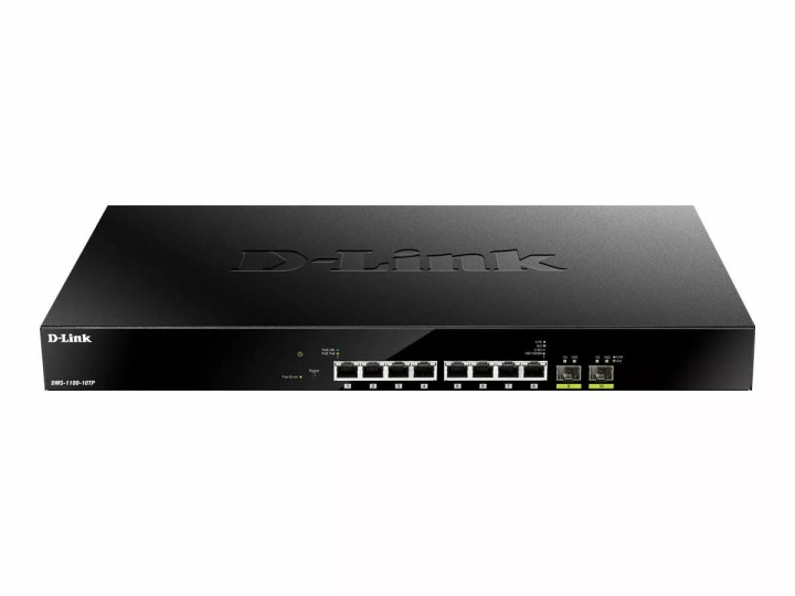 D-Link Switch, 8x 100/1000/2.5G (PoE+) + 2x 10 Gigabit SFP+, PoE+ in de groep COMPUTERS & RANDAPPARATUUR / Netwerk / Schakelaars / 10/100/1000Mbps bij TP E-commerce Nordic AB (C70815)