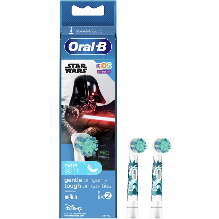 Oral B Borsthuvud Star Wars 2st in de groep BEAUTY & HEALTH / Mondverzorging / Elektrische tandenborstelaccessoires bij TP E-commerce Nordic AB (C70861)