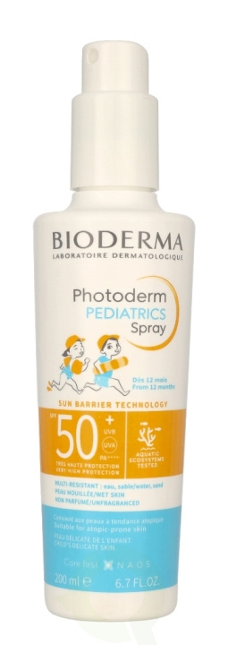 Bioderma Photoderm Pediatrics Spray SPF50+ 200 ml in de groep BEAUTY & HEALTH / Huidsverzorging / Zonnebank / Zonnebescherming bij TP E-commerce Nordic AB (C70883)