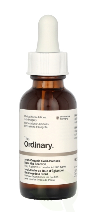 The Ordinary 100% Organic Rose Hip Seed Oil 30 ml in de groep BEAUTY & HEALTH / Huidsverzorging / Gezicht / Gezichtsolie bij TP E-commerce Nordic AB (C70955)