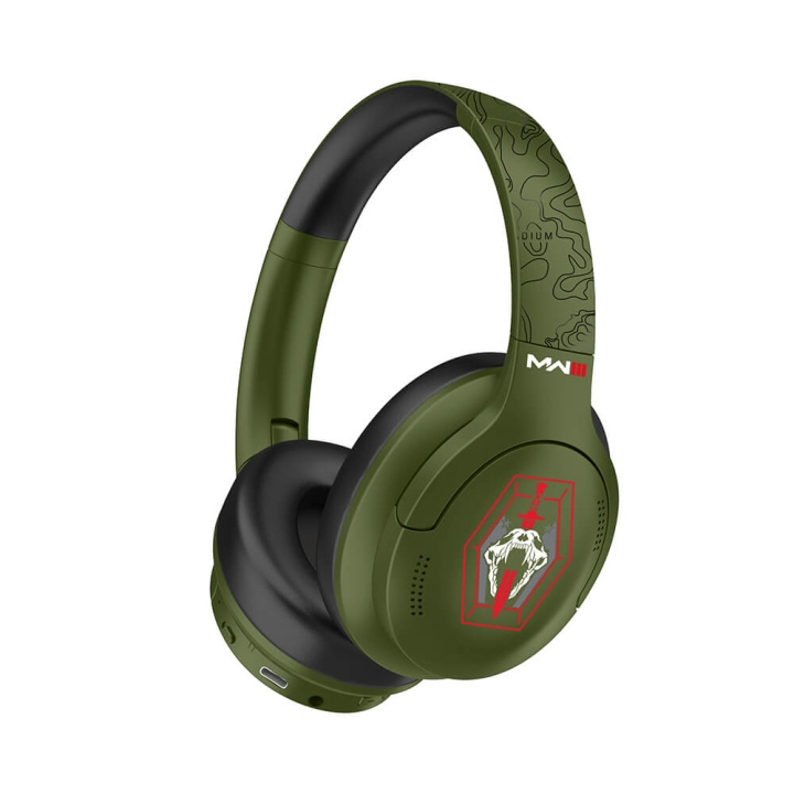 CALL OF DUTY MW3 Hörlur Over-Ear Trådlös ANC Grön COD in de groep HOME ELECTRONICS / Audio & Beeld / Koptelefoon & Accessoires / Koptelefoon bij TP E-commerce Nordic AB (C71181)