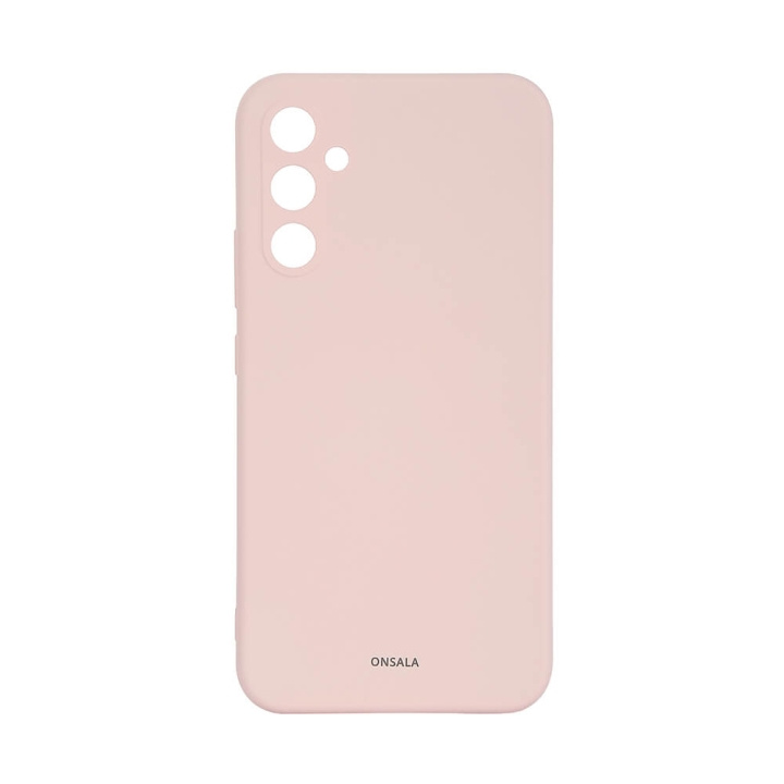 Onsala Mobilskal med Silikonkänsla Chalk Pink - Samsung A35 5G in de groep SMARTPHONE & TABLETS / Mobielbescherming / Samsung bij TP E-commerce Nordic AB (C71196)