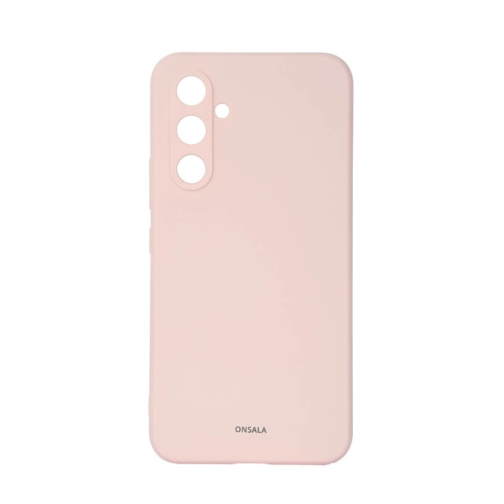 Onsala Mobilskal med Silikonkänsla Chalk Pink - Samsung A55 5G in de groep SMARTPHONE & TABLETS / Mobielbescherming / Samsung bij TP E-commerce Nordic AB (C71197)