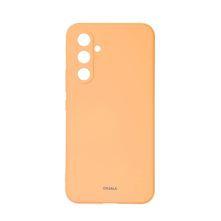 Onsala Mobilskal med Silikonkänsla Apricot - Samsung A55 5G in de groep SMARTPHONE & TABLETS / Mobielbescherming / Samsung bij TP E-commerce Nordic AB (C71201)