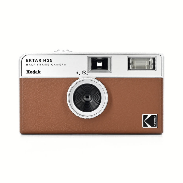 Kodak Analog Kamera Ektar H35 Brun in de groep HOME ELECTRONICS / Foto & Video / Camera\'s bij TP E-commerce Nordic AB (C71214)