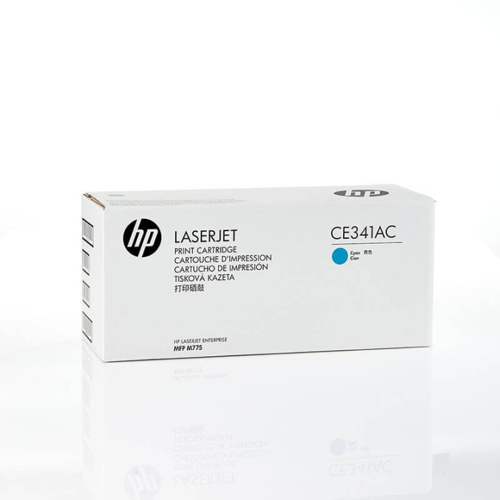 HP Toner CE341AC 651A Cyan, Contract in de groep COMPUTERS & RANDAPPARATUUR / Printers & Accessoires / Inkt & Toner / Toner / HP bij TP E-commerce Nordic AB (C71332)