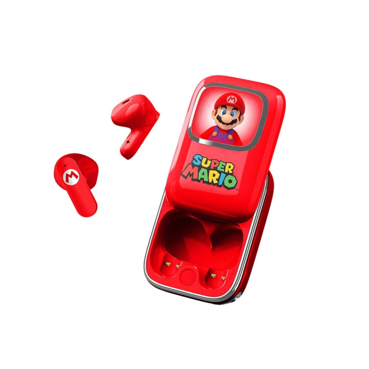 Super Mario Röd Hörlur In-Ear TWS Slide in de groep HOME ELECTRONICS / Audio & Beeld / Koptelefoon & Accessoires / Koptelefoon bij TP E-commerce Nordic AB (C71382)