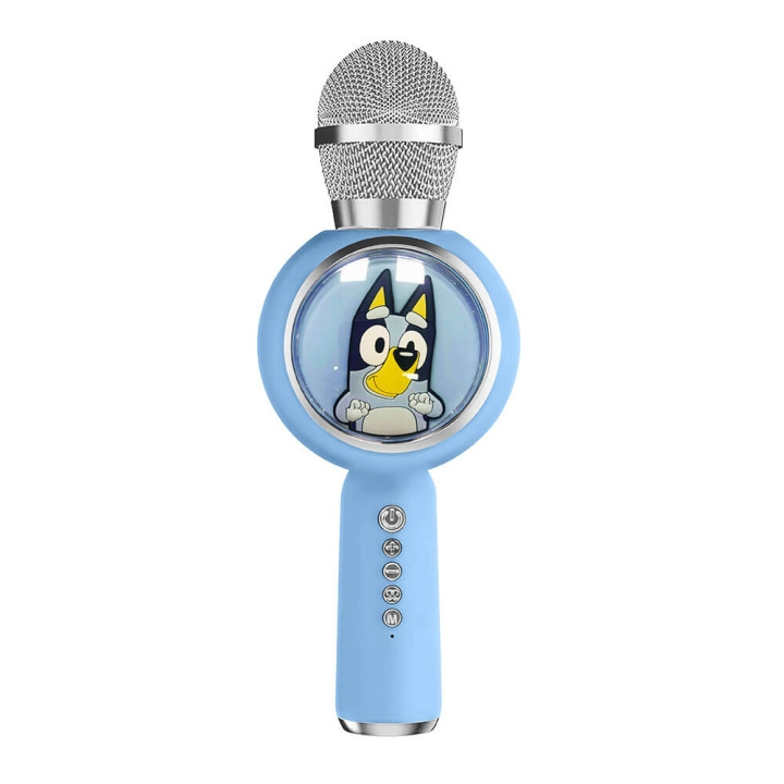 BLUEY Karaoke Mikrofon PopSing med LED in de groep HOME ELECTRONICS / Audio & Beeld / Handmicrofoons bij TP E-commerce Nordic AB (C71393)