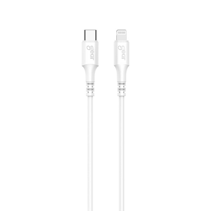 GEAR Laddkabel USB-C till Lightning 0.5m Vit MFI C94 in de groep SMARTPHONE & TABLETS / Opladers & Kabels / Kabels / Kabels Lightning bij TP E-commerce Nordic AB (C71399)