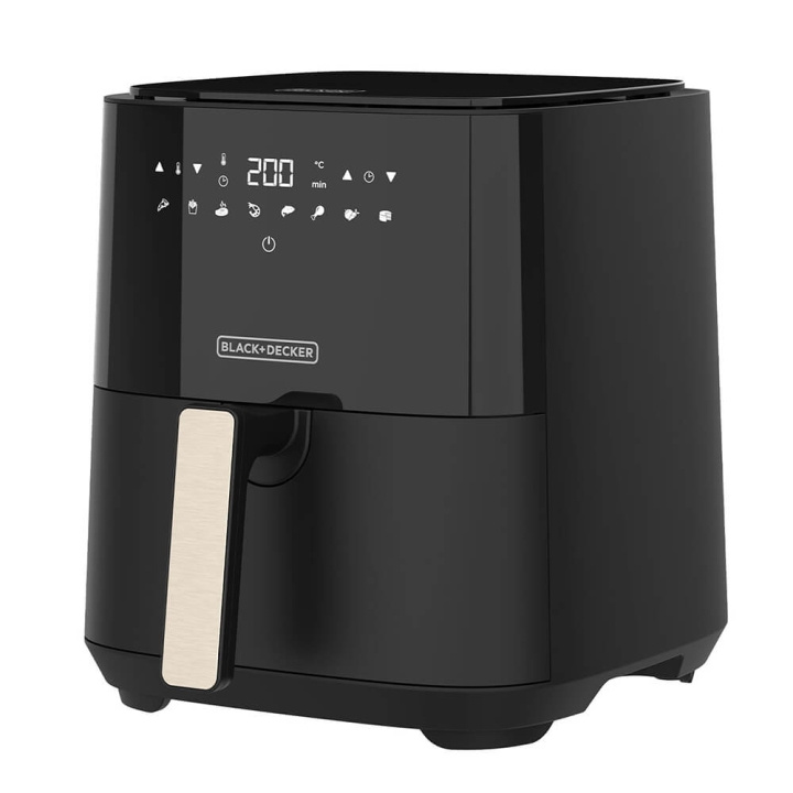 BLACK+DECKER Air Fryer Svart 5L 1450W in de groep HUISHOUDEN & TUIN / Huishoudelijke apparaten / Airfryers & friteuses bij TP E-commerce Nordic AB (C71415)