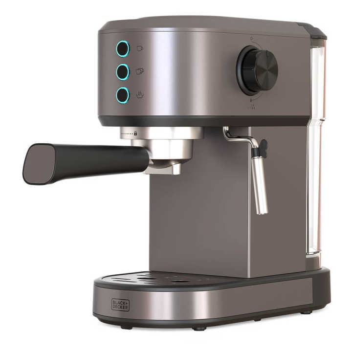 BLACK+DECKER Espressomaskin 20 Bar in de groep HUISHOUDEN & TUIN / Huishoudelijke apparaten / Koffiezetapparaten en accessoires / Espressomachines bij TP E-commerce Nordic AB (C71416)