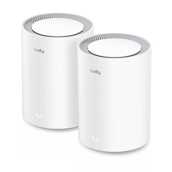 CUDY Mesh Solution M3000 2-pack AX3000 Gigabit Wi-Fi 6 2.5G Vit in de groep COMPUTERS & RANDAPPARATUUR / Netwerk / Routers bij TP E-commerce Nordic AB (C71596)