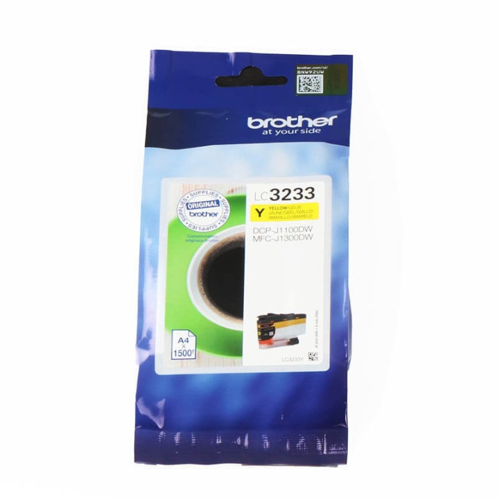 Brother Bläck LC3233Y LC-3233 Gul in de groep COMPUTERS & RANDAPPARATUUR / Printers & Accessoires / Inkt & Toner / Inktpatronen / Brother bij TP E-commerce Nordic AB (C71648)