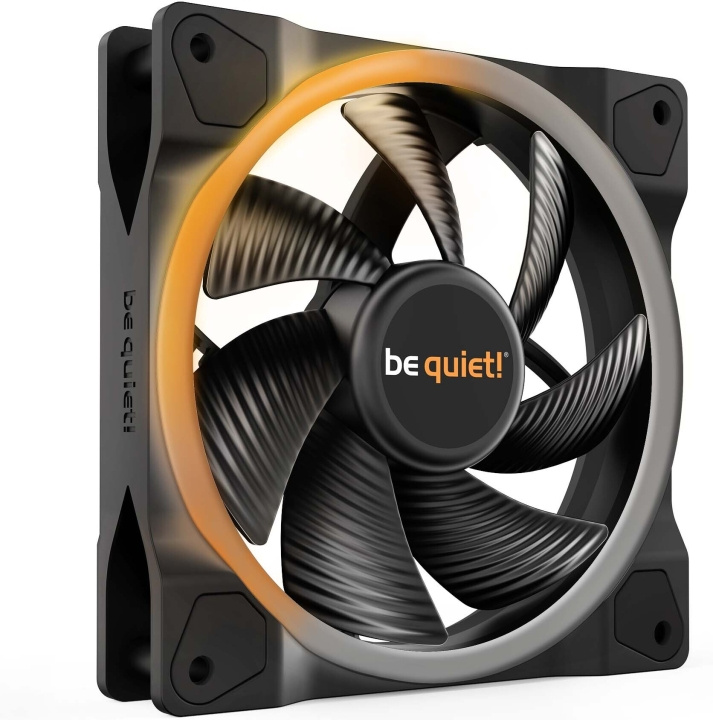 Be Quiet! Light Wings PWM ventilator, 120 mm in de groep COMPUTERS & RANDAPPARATUUR / Computeronderdelen / Koeling / Chassisventilatoren bij TP E-commerce Nordic AB (C71737)