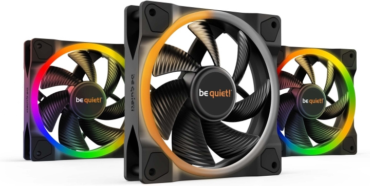 Be Quiet! Light Wings PWM fan pack, 120 mm, 3-pak in de groep COMPUTERS & RANDAPPARATUUR / Computeronderdelen / Koeling / Chassisventilatoren bij TP E-commerce Nordic AB (C71741)