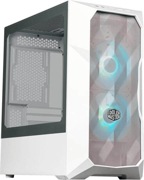 Cooler Master MasterBox TD300 Mesh Mini Micro-ATX-kast met venster, wit in de groep COMPUTERS & RANDAPPARATUUR / Computeronderdelen / Chassis bij TP E-commerce Nordic AB (C71801)