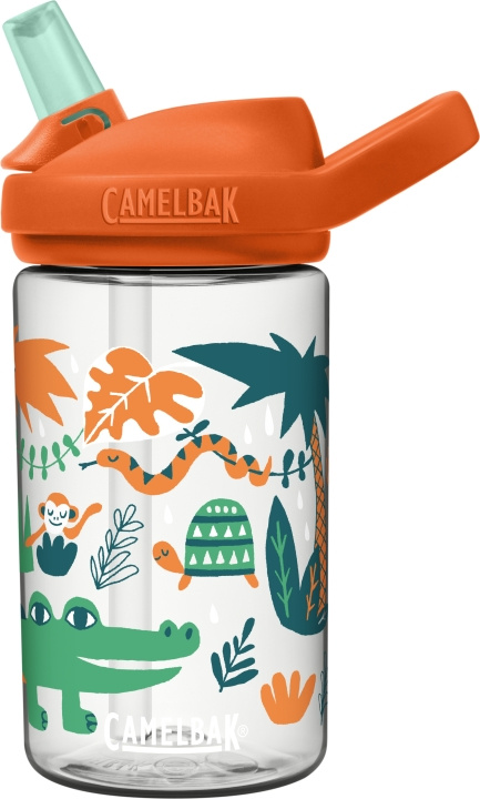 Camelbak Eddy+ Kids 0,4L waterfles, Jungle dieren in de groep SPEELGOED, KINDER- & BABYPRODUCTEN / Eten & Drinken / Babyflessen & Accessoires bij TP E-commerce Nordic AB (C71831)