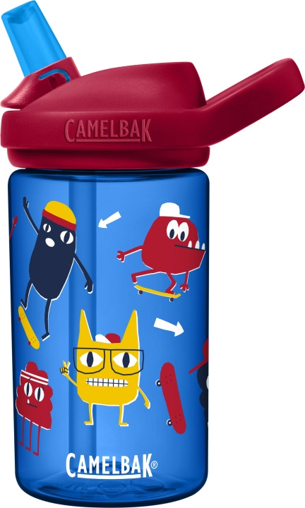 Camelbak Eddy+ Kids 0,4L waterfles, Skate Monsters in de groep SPEELGOED, KINDER- & BABYPRODUCTEN / Eten & Drinken / Babyflessen & Accessoires bij TP E-commerce Nordic AB (C71832)