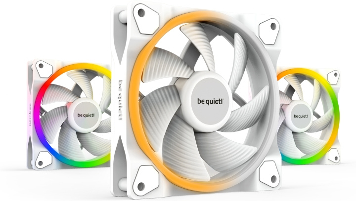 Be Quiet! Light Wings PWM fan pack, 120 mm, 3-pak, wit in de groep COMPUTERS & RANDAPPARATUUR / Computeronderdelen / Koeling / Chassisventilatoren bij TP E-commerce Nordic AB (C71837)