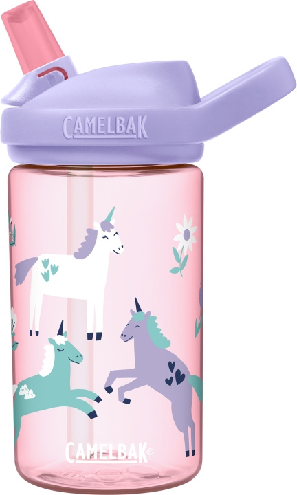 Camelbak Eddy+ Kids 0,4L fles, Eenhoornbloemig in de groep SPEELGOED, KINDER- & BABYPRODUCTEN / Eten & Drinken / Babyflessen & Accessoires bij TP E-commerce Nordic AB (C71848)